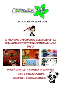 Volantino Manine d'oro